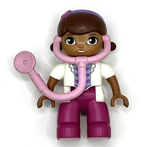 Lego Duplo Mini Figure Disney Doc McStuffins Girl Doctor With Stethoscope - Picture 1 of 5
