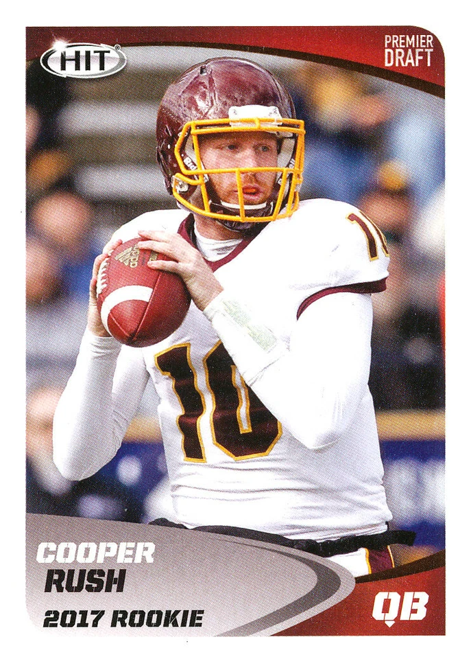SAGE-HIT Cooper Rush RC COWBOYS Central Michigan CMU CHIPPEWAS - Image 1 of 1