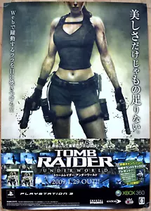 Tomb Raider Underworld SELTEN PS3 XBOX 360 51,5 cm x 73 cm japanisches Promo-Poster - Bild 1 von 1