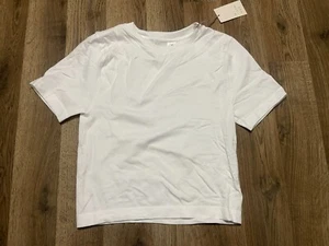 A New Day Shirt, Women's Size Medium, White, Short Sleeve, NWT - Picture 1 of 9