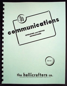 Hallicrafters SX-110 SX110 Odbiornik komunikacyjny Ręczna szynka Radio - Zdjęcie 1 z 2