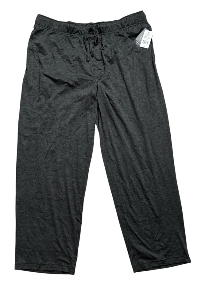 NUEVO Pantalones Van Heusen Para Hombre Talla XL (38-40") Gris Oscuro Prendas para Dormir Lujo Tacto Suave Foto 1 de 4
