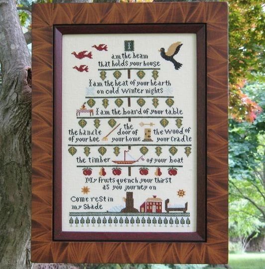 The Tree Speaks by Carriage House Samplings cross stitch pattern - Image 1 of 1