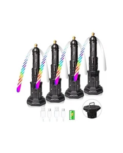 4pcs Food Fans for Tables Rechargeable Retractable Food Spinner for Indoor - Picture 1 of 5