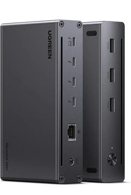 UGREEN Thunderbolt 4 Dock 8-in-1 40Gbps TB4 Hub 3 x TB 4 Dual 4K@60Hz or Single - Image 1 of 4
