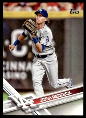 2017 Topps #329 Josh Reddick Los Angeles Dodgers Baseball - Image 1 of 2