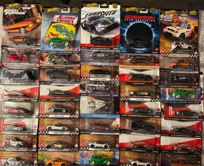 Lote de 40 Hot Wheels Premium Car Culture Fast & Furious Bugatti Toyota Porsche Foto 1 de 4