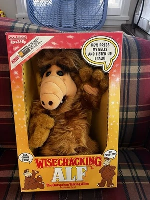 RARE BRAND NEW IN BOX 1986 WISECRACKING ALF THE TALKING ALIEN  - Image 1 of 4