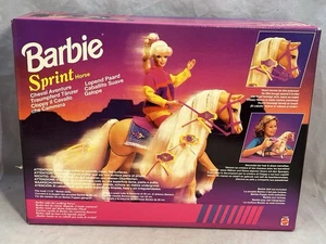 Barbie Sprint Pferd 11550 1994 Mattel Factory Sealed Pferd geht und Kopf bewegt sich - Bild 1 von 6