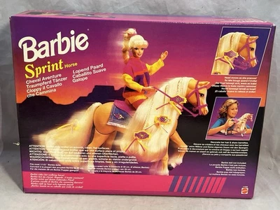 Barbie Sprint Horse 11550 1994 Mattel Factory Sealed Horse Walks and Head Moves - Image 1 of 4