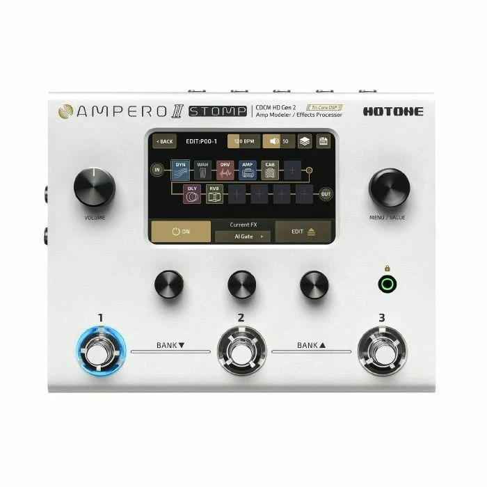 Hotone Ampero II Stomp CDCM HD Gen 2 Amp Modeller/Effects Processor - Image 1 of 1