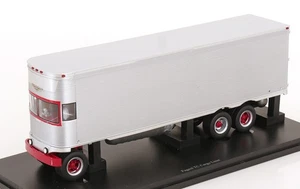 1:43 autocult Fageol TC Cargo Liner 1950 silver - Picture 1 of 3