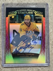 24-25 UD Upper Deck Stature Auto Red #6 STEVEN STAMKOS /99 - Picture 1 of 1