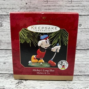 Hallmark Mickey's Long Shot Keepsake Ornament Disney 1997 Golf - Picture 1 of 11