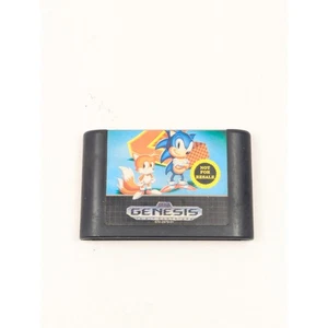 Sonic The Hedgehog 2 II Sega Genesis Cartridge - NOT FOR RESALE - Tested - Picture 1 of 10