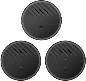 Window Glass Break Sensor Alarm, 3Pcs Ultra-Slim Anti-Theft Vibration Detector - Picture 1 of 12