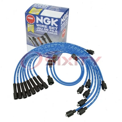 Juego de cables de bujía NGK de 1 pieza para 1985-1989 Plymouth Gran Fury 5,2 L V8 - así Foto 1 de 4