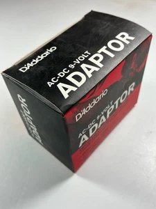 Adaptador de corriente para pedal de guitarra D'Addario (9V 9 voltios CA a CC) 500MA PW-CT-9V CAJA NUEVA - Imagen 1 de 9