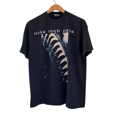 Vintage 1991 Nine Inch Nails Now I’m Nothing XL Band Single Stitch Shirt REPRINT - Image 1 of 4