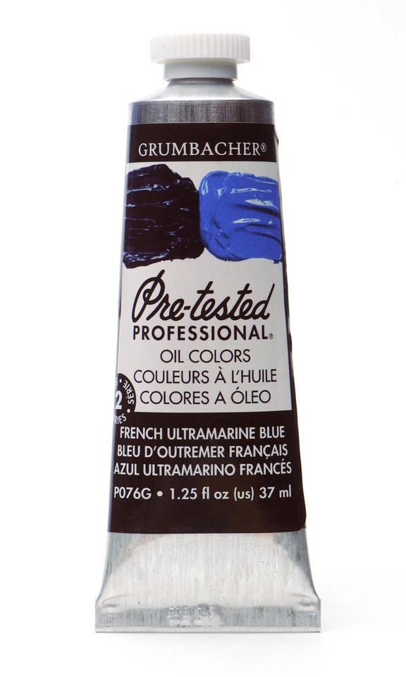 Chartpak Inc. P076g Pre-tested Oil French Ultramarine Blue 37ml