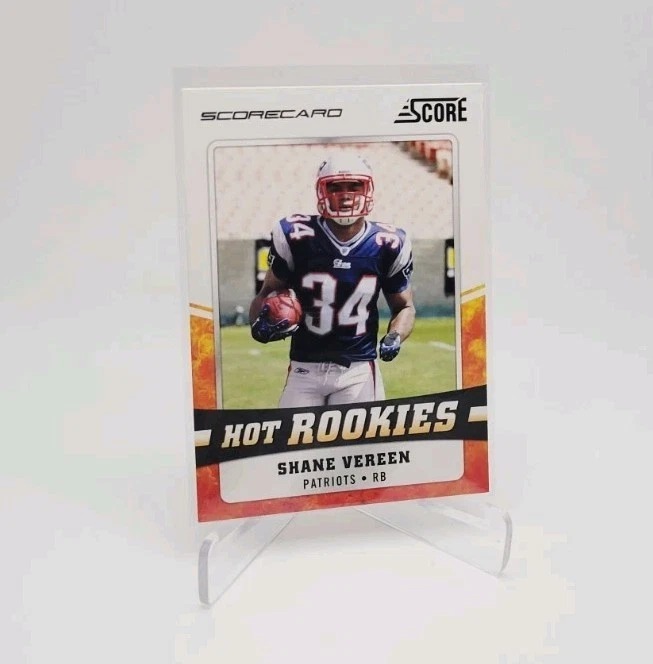 SHANE VEREEN 2011 Score (/499) Scorecard Foil Hot Rookie #25 NEW ENGLAND - Image 1 of 1