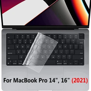 Film de protection TPU peau pour MacBook Pro 14 16 pouces M1 Max 2021 A2442 A2485 - Photo 1/13
