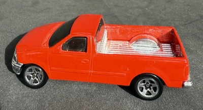 Hot Wheels 1997 First Editions Red Ford F-150 Single Cab Truck Loose - Image 1 of 4