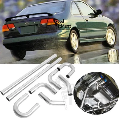For Datsun 200SX 280ZX 210 2.5" DIY Custom U Bend Straight Exhaust Tube Pipe Kit Foto 1 de 4