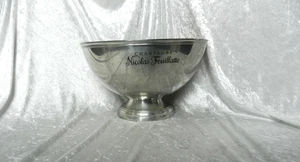 Rare grande vasque rafraichissoir seau à Champagne Nicolas Feuillatte en étain - Picture 1 of 10