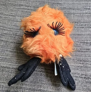 Vintage "I'm Slurp" orange pelziges Plüschmonster spektakuläre Produkte Borg Stoff - Bild 1 von 17