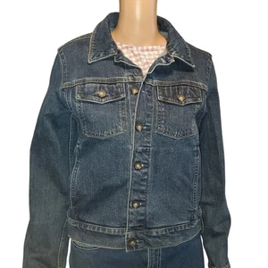 NEU Everlane Gr. M FITTED Damen The Modern Jeansjacke in Washed Midnight - Bild 1 von 8