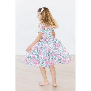 Mila & Rose Hydrangea S/S Pocket Twirl Dress NWT 7/8 - Picture 1 of 4