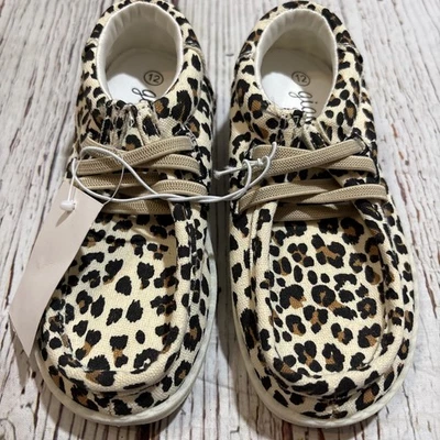 Gigil Cheetah Moccasin Girl’s Animal Print Slip On Shoe Size 12 NEW - Image 1 of 4