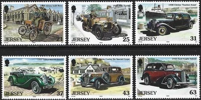 1999 Jersey Sg 905/10 Vintage Cars (3rd series) Centenary Motoring in Jersey MNH - Image 1 of 2