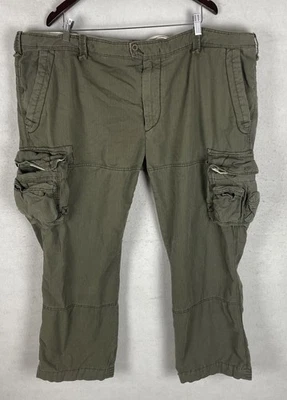 Calça Polo Ralph Lauren Cargo Militar Fadiga Vintage Masculina Verde 50x30 (48x29) - Imagem 1 de 4