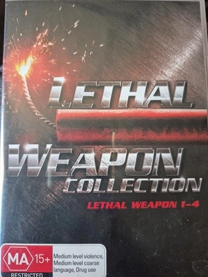 Lethal Weapon Collection 1 - 4  | Boxset (Box Set DVD 2010) Region 4 Free Post - image 1 of 2