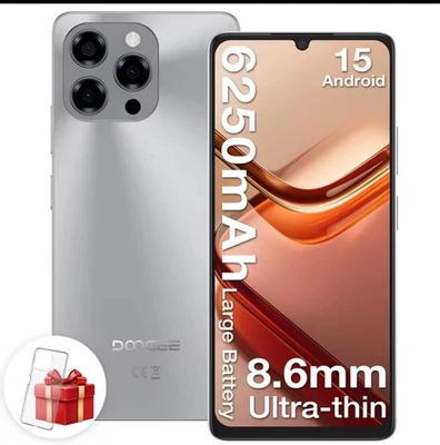 DOOGEE Note 58 8+128GB 8-core NFC 6.75" 6250mAh Natural Unlockd Android 15 Phone - Image 1 of 4