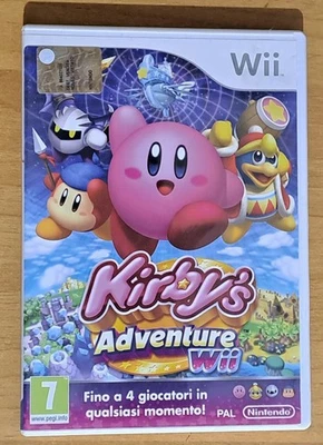 Kirby Adventure WII Ita GIOCO COMPLETO Italiano Nitendo Wii con MANUALE PAL - Immagine 1 di 4