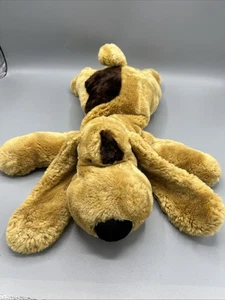2001 Vintage Ty Classic Sniffy Puppy Dog Plush 18" Laying Down Tan Brown Hound - Picture 1 of 9