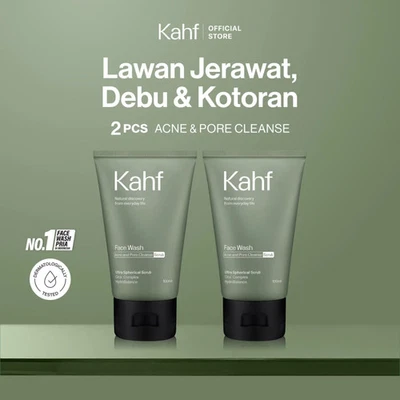 Twinpack Kahf Acne Fight and Relaxing Body Wash 2x200ml - Image 1 of 4