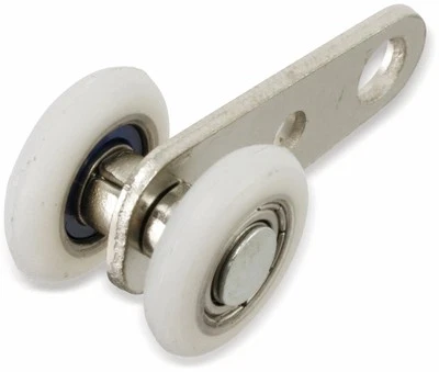 ENEROID Doppel-Laufrolle für 20 mm Laufschiene