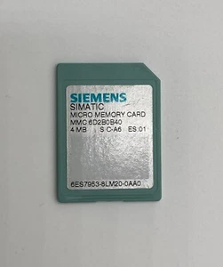 Siemens SIMATIC S7, Micro Memory Card 4 MByte; 6ES7953-8LM20-0AA0 - Zdjęcie 1 z 1