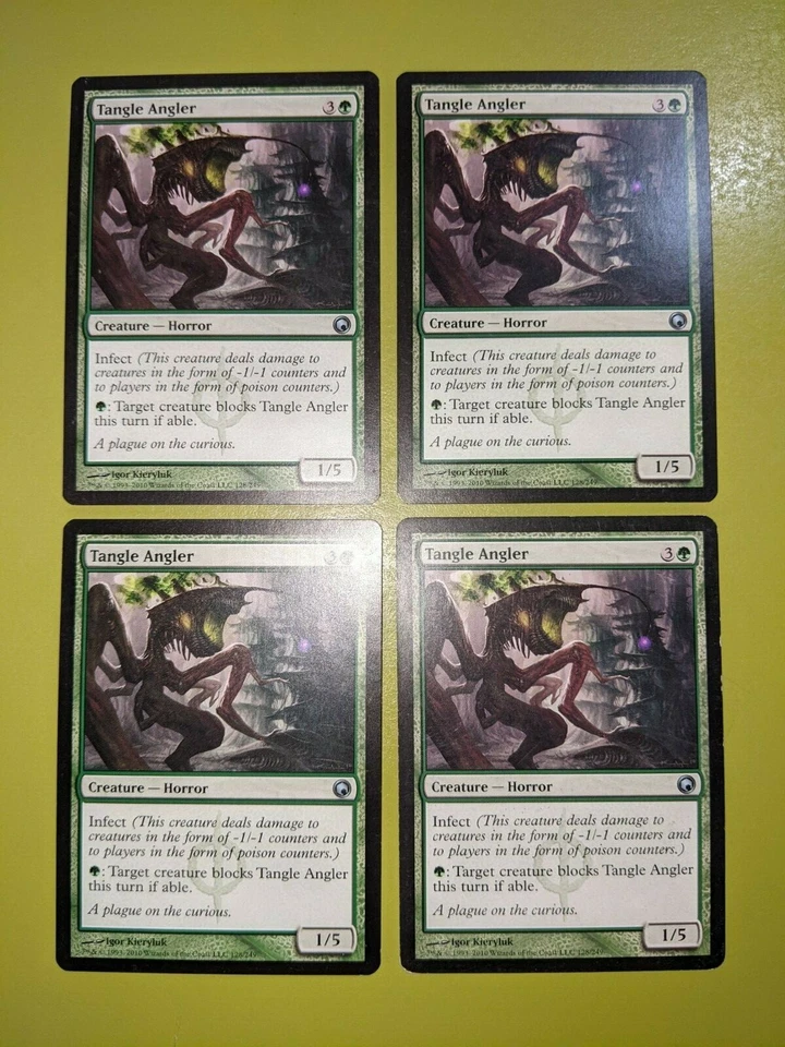 Tangle Angler x4 Scars of Mirrodin 4x Playset Magic the Gathering MTG - Image 1 of 1