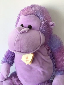 Teddy & Friends Monkey Tabitha Plush Purple Ape Soft Toy Collectable 46cm Rare - Picture 1 of 12