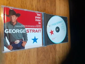 GEORGE STRAIT LATEST GREATEST STRAITEST HITS NEAR MINT BEST OF COUNTRY CD  - Picture 1 of 2