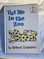 Put Me In The Zoo Book FREE SHIPPING-