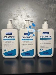 3 x 250ml Nuage Face Lotion - With Vitamin E & Hyaluronic Acid - Picture 1 of 2