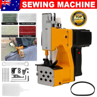 Portable Industrial Electric Sewing Machine Bag Sealing Heat Sealer Stitcher Set - image 1 of 4