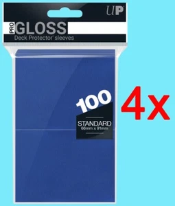 400 ULTRA PRO BLUE DECK PROTECTOR Card Sleeves Standard Gaming pokemon mtg ccg - Picture 1 of 3