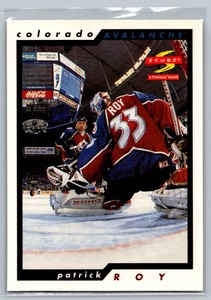 1996-97 SCORE Patrick Roy Hockey Card #1 Colorado Avalanche HOF